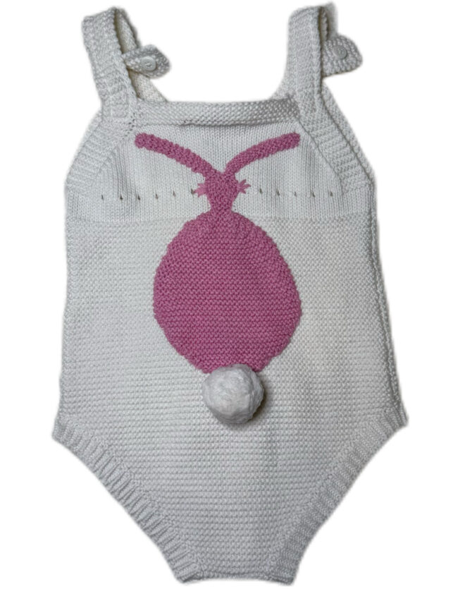 Knit Bunny Romper