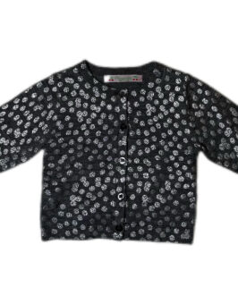 Bonpoint Metallic Dot Cardigan