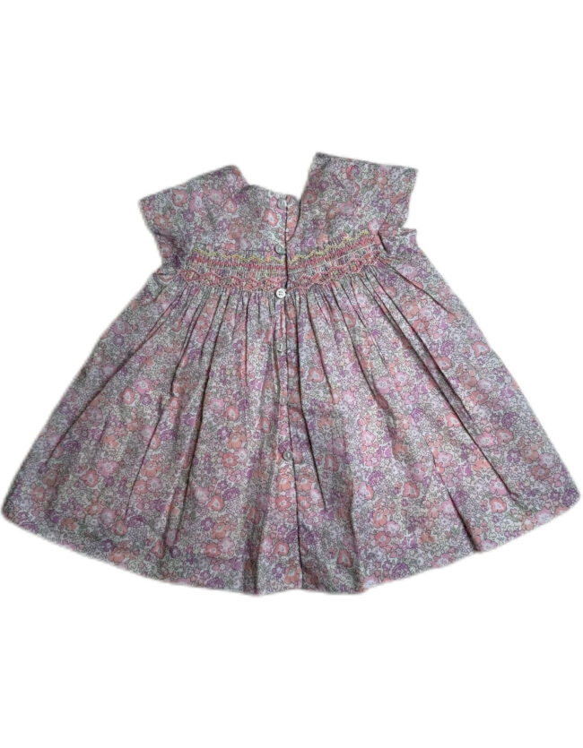 Liberty x Bonpoint Print Smocked Dress