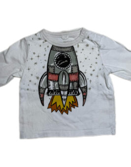 Stella McCartney Kids Rocket Long-Sleeve Tee