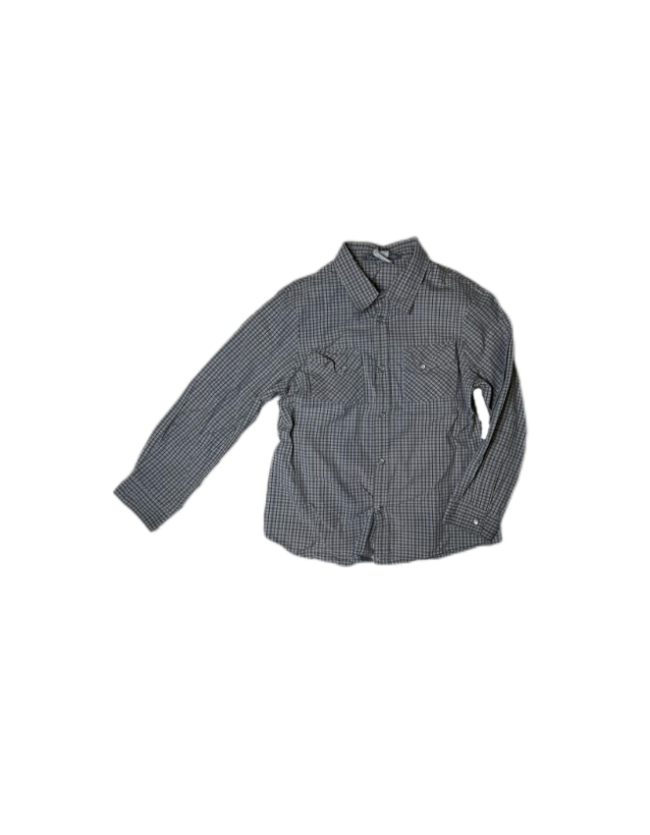Bonpoint Checked Cotton Shirt