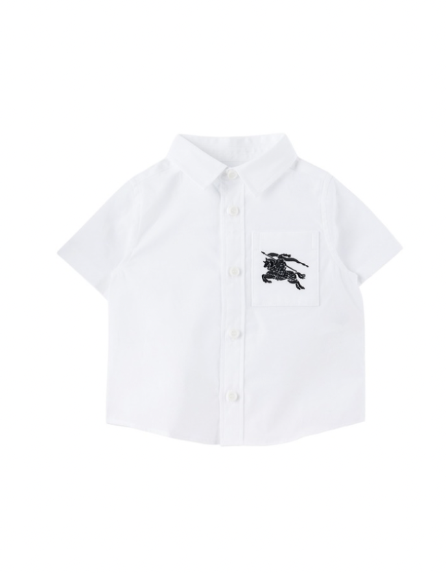 Burberry Kids White Cotton Shirt