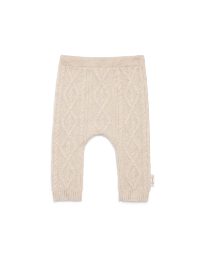 Harrods Cashmere Cable-Knit Trousers