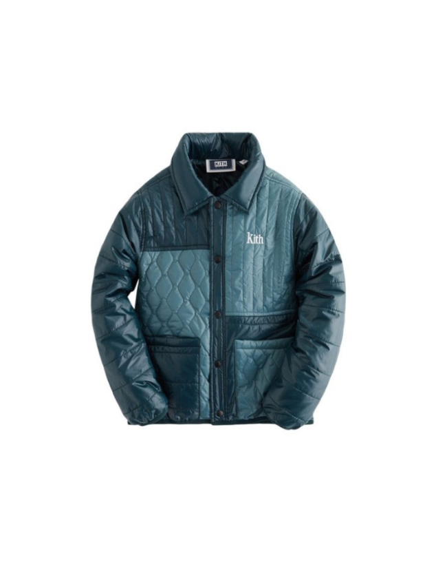 Kith Kids Blocked Quilted Liner - Serpentine